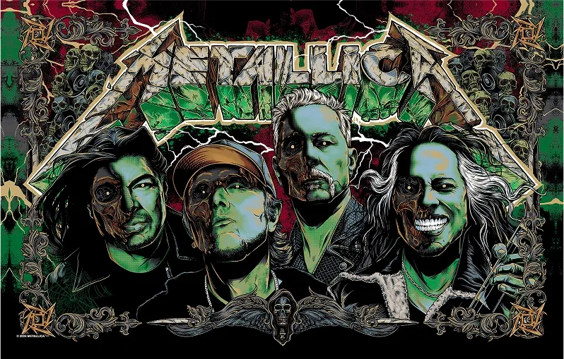 Metallica Remastered Premium pinball machine artwork