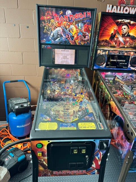 Iron Maiden Legacy of the Beast pinball machine